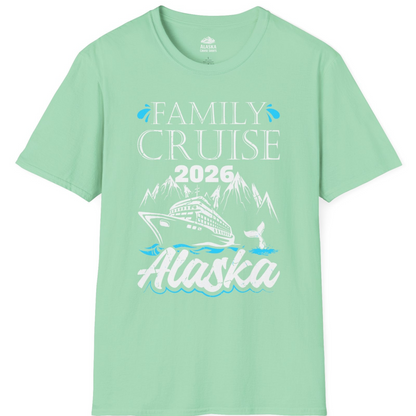 Alaska Family Cruise Shirt T-Shirt – Mint Green – Alaska Cruise Shirts