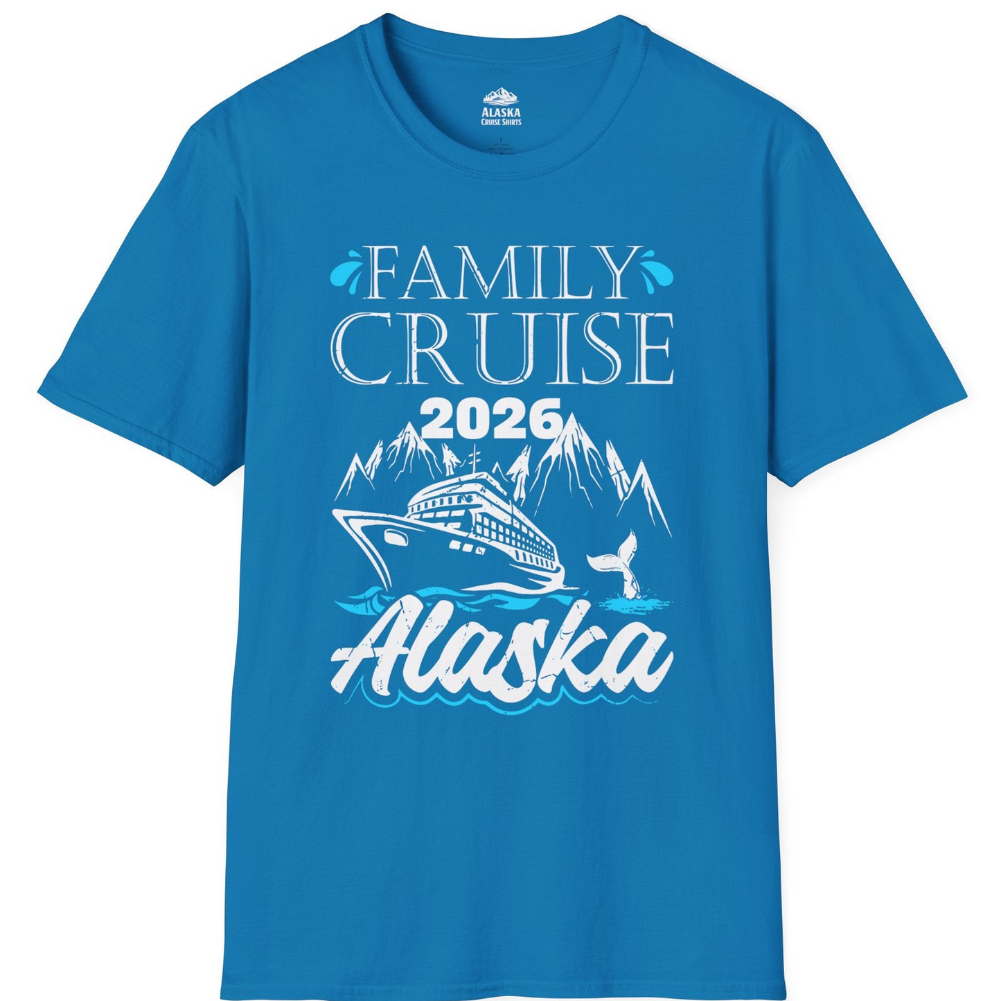 Alaska Family Cruise Shirt T-Shirt – Sapphire – Alaska Cruise Shirts