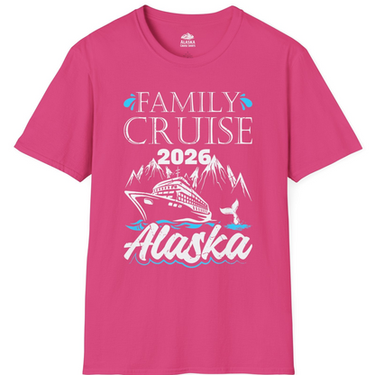Alaska Family Cruise Shirt T-Shirt – Heliconia – Alaska Cruise Shirts