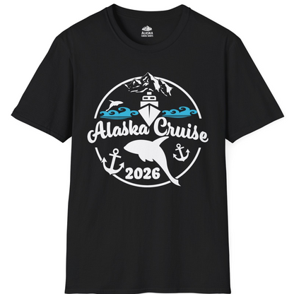 Alaska Cruise 2026 Shirt T-Shirt – Black – Alaska Cruise Shirts
