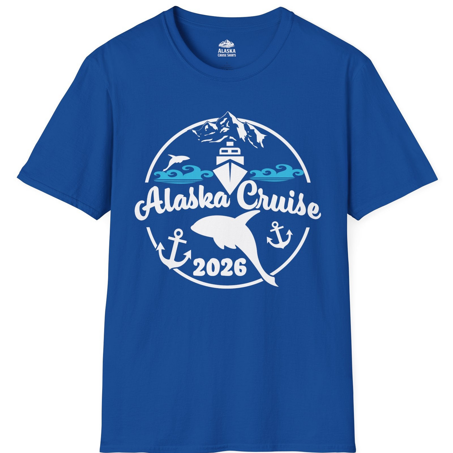 Alaska Cruise 2026 Shirt T-Shirt – Royal – Alaska Cruise Shirts