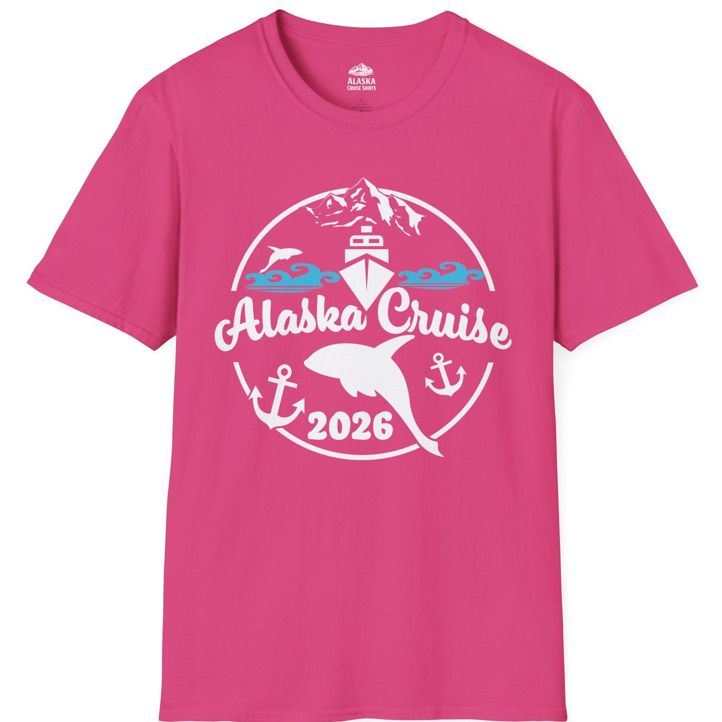 Alaska Cruise 2026 Shirt T-Shirt – Heliconia – Alaska Cruise Shirts