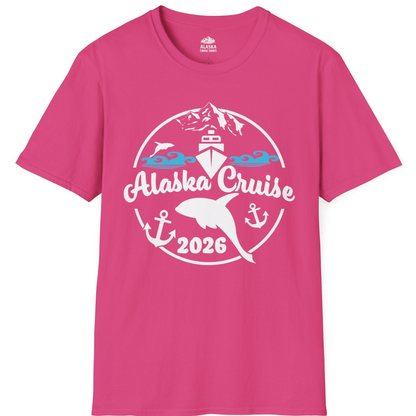 Alaska Cruise 2026 Shirt T-Shirt – Heliconia – Alaska Cruise Shirts
