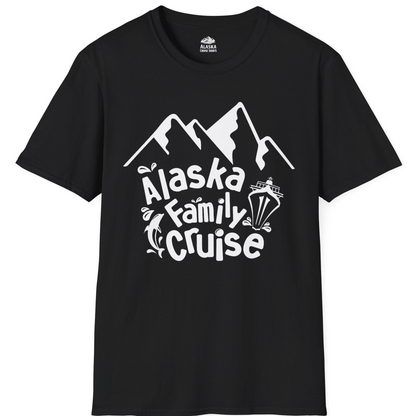 Alaska Family Cruise Adventure Shirt T-Shirt – Black – Alaska Cruise Shirts