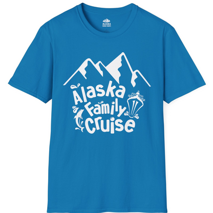 Alaska Family Cruise Adventure Shirt T-Shirt – Sapphire – Alaska Cruise Shirts