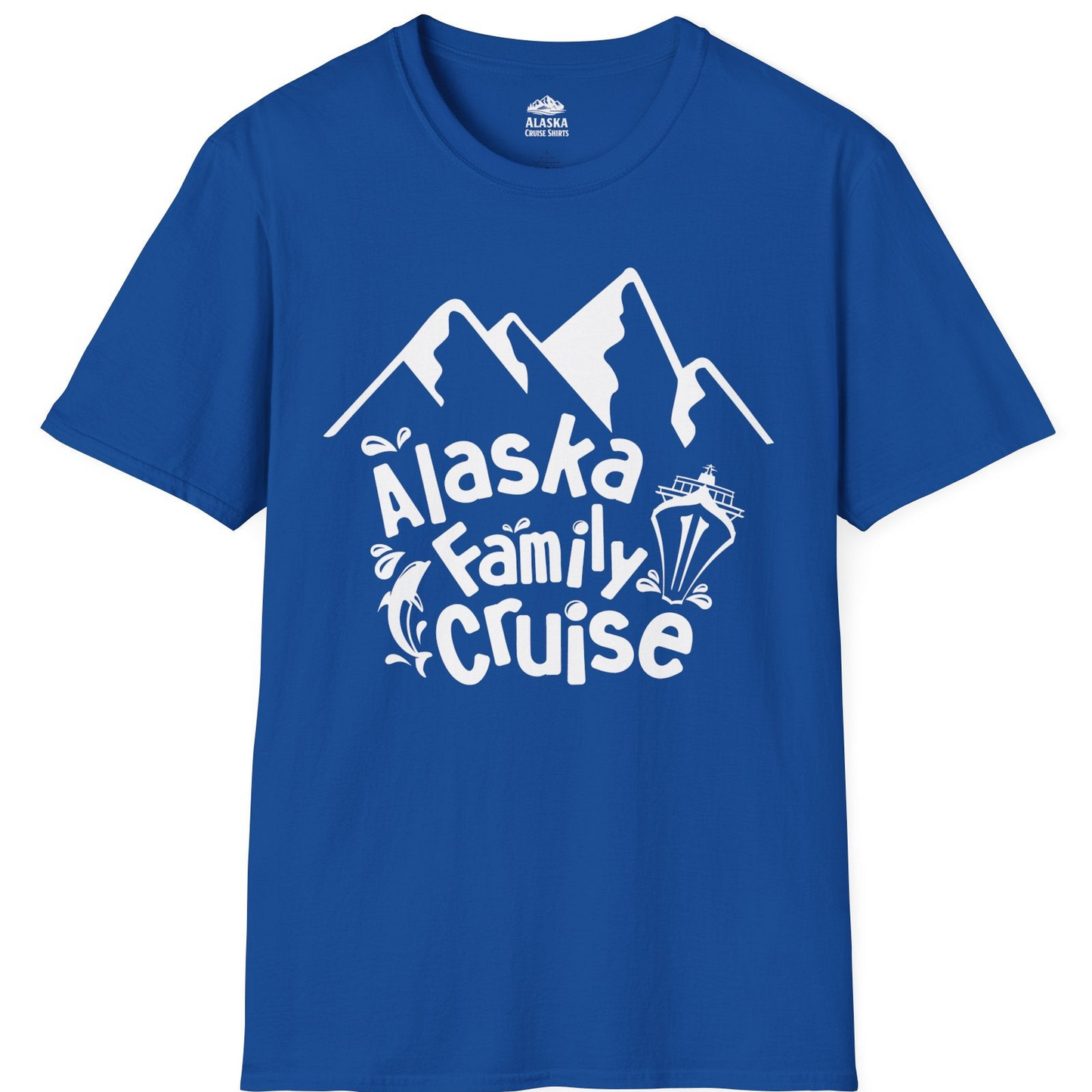 Alaska Family Cruise Adventure Shirt T-Shirt – Royal – Alaska Cruise Shirts