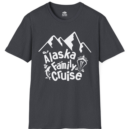 Alaska Family Cruise Adventure Shirt T-Shirt – Dark Heather Grey – Alaska Cruise Shirts