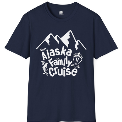 Alaska Family Cruise Adventure Shirt T-Shirt – Navy – Alaska Cruise Shirts