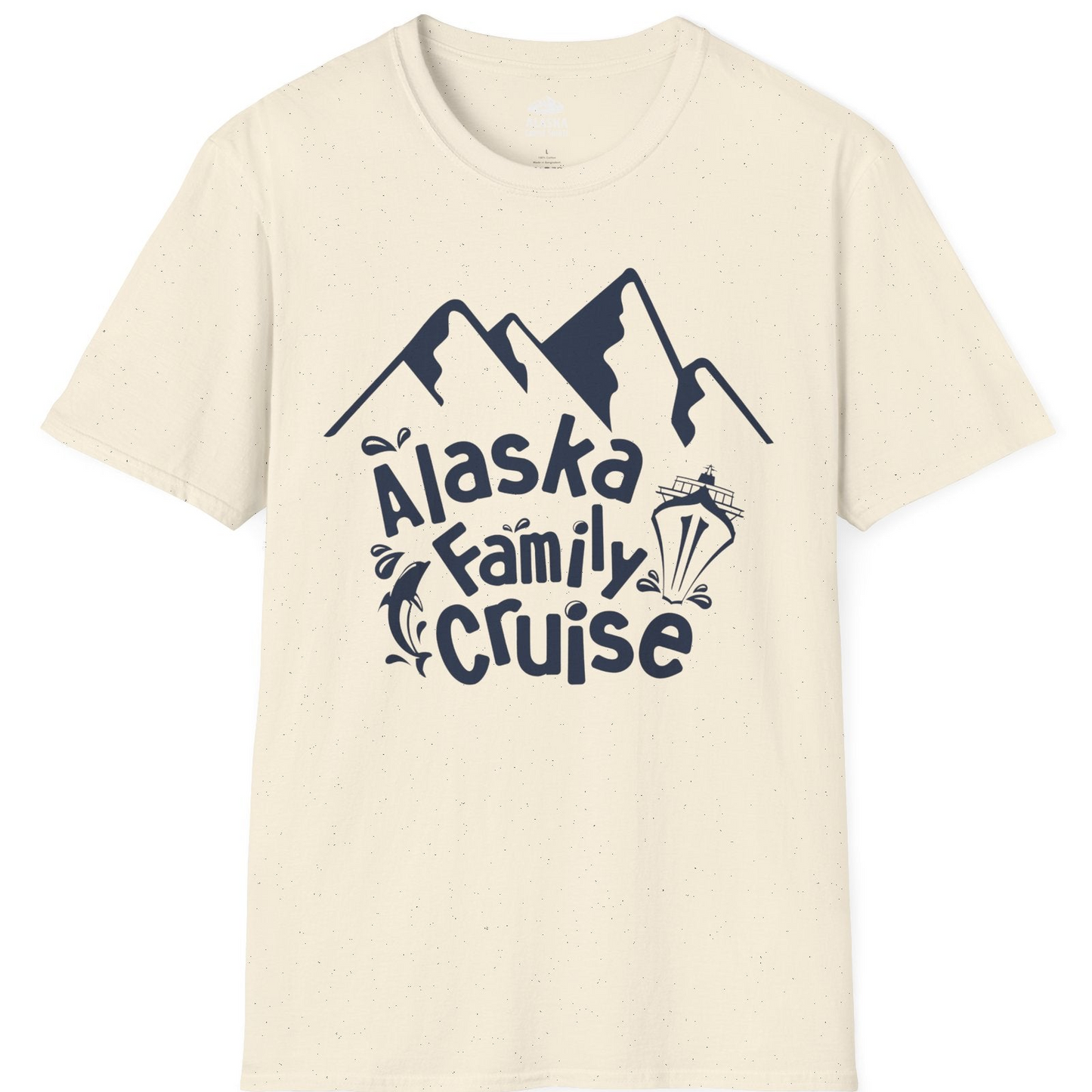 Alaska Family Cruise Adventure Shirt T-Shirt – Natural – Alaska Cruise Shirts