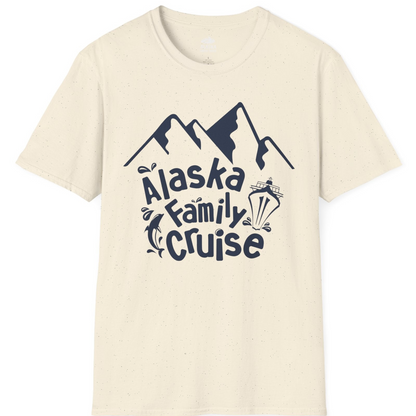 Alaska Family Cruise Adventure Shirt T-Shirt – Natural – Alaska Cruise Shirts