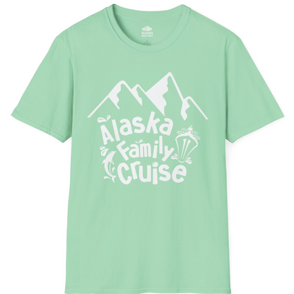 Alaska Family Cruise Adventure Shirt T-Shirt – Mint Green – Alaska Cruise Shirts