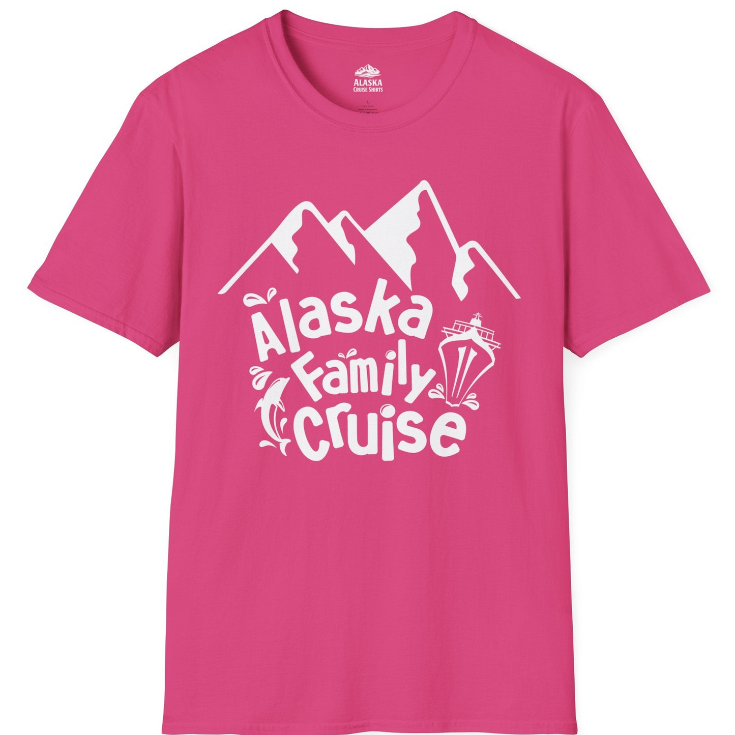 Alaska Family Cruise Adventure Shirt T-Shirt – Heliconia – Alaska Cruise Shirts