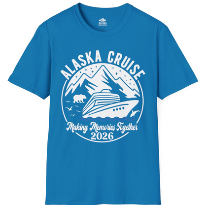 Alaska Cruise Adventure 2026 Shirt T-Shirt – Sapphire – Alaska Cruise Shirts