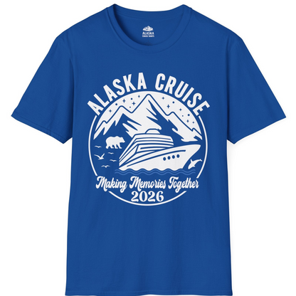 Alaska Cruise Adventure 2026 Shirt T-Shirt – Royal – Alaska Cruise Shirts