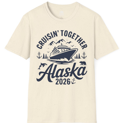 Alaska Cruise Adventure Shirt T-Shirt – Natural – Alaska Cruise Shirts