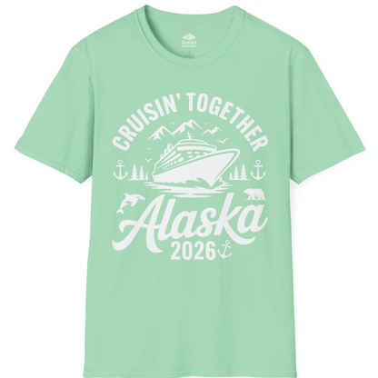 Alaska Cruise Adventure Shirt T-Shirt – Mint Green – Alaska Cruise Shirts