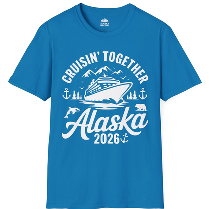 Alaska Cruise Adventure Shirt T-Shirt – Sapphire – Alaska Cruise Shirts