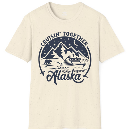 Alaska Cruise Adventure Shirt T-Shirt – Natural – Alaska Cruise Shirts