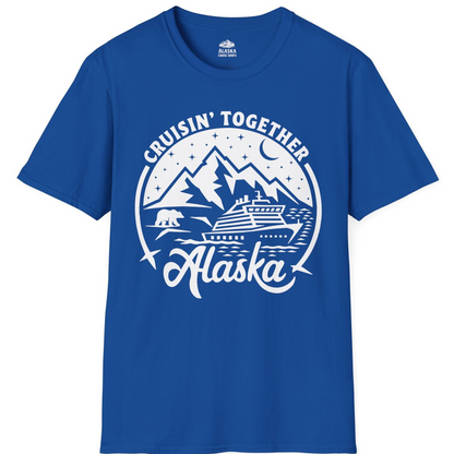 Alaska Cruise Adventure Shirt T-Shirt – Royal – Alaska Cruise Shirts