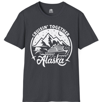 Alaska Cruise Adventure Shirt T-Shirt – Dark Heather Grey – Alaska Cruise Shirts