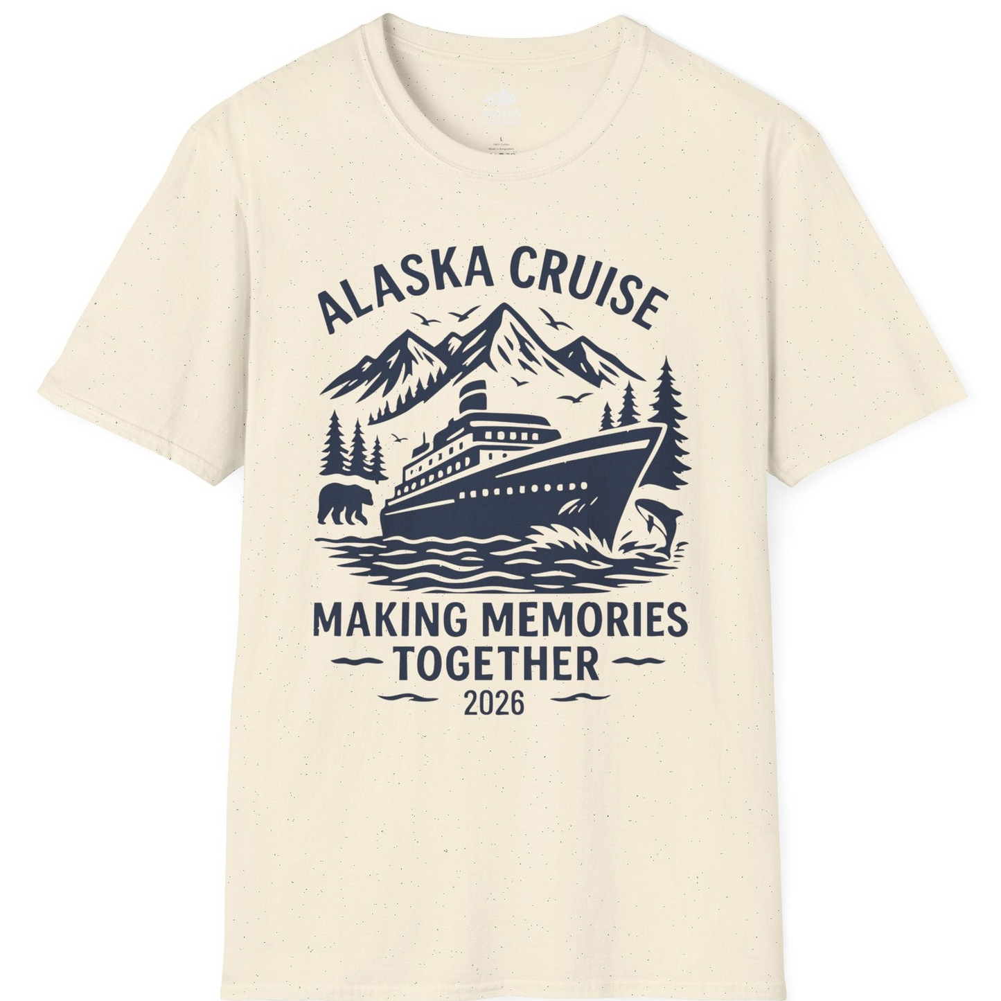 Alaska Cruise Shirt T-Shirt – Natural – Alaska Cruise Shirts