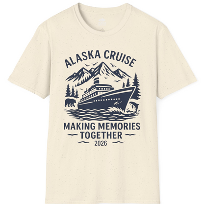Alaska Cruise Shirt T-Shirt – Natural – Alaska Cruise Shirts