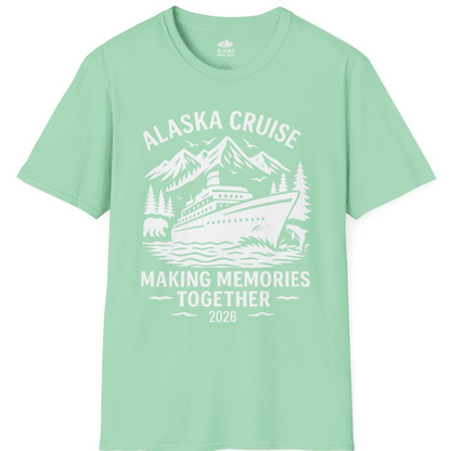 Alaska Cruise Shirt T-Shirt – Mint Green – Alaska Cruise Shirts