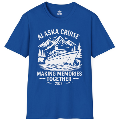 Alaska Cruise Shirt T-Shirt – Royal – Alaska Cruise Shirts