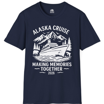 Alaska Cruise Shirt T-Shirt – Navy – Alaska Cruise Shirts