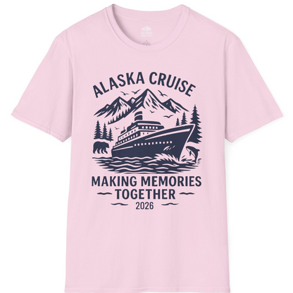 Alaska Cruise Shirt T-Shirt – Light Pink – Alaska Cruise Shirts