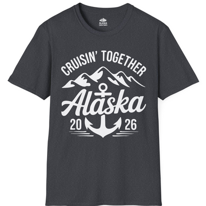 Alaska Cruise Shirt T-Shirt – Dark Heather Grey – Alaska Cruise Shirts