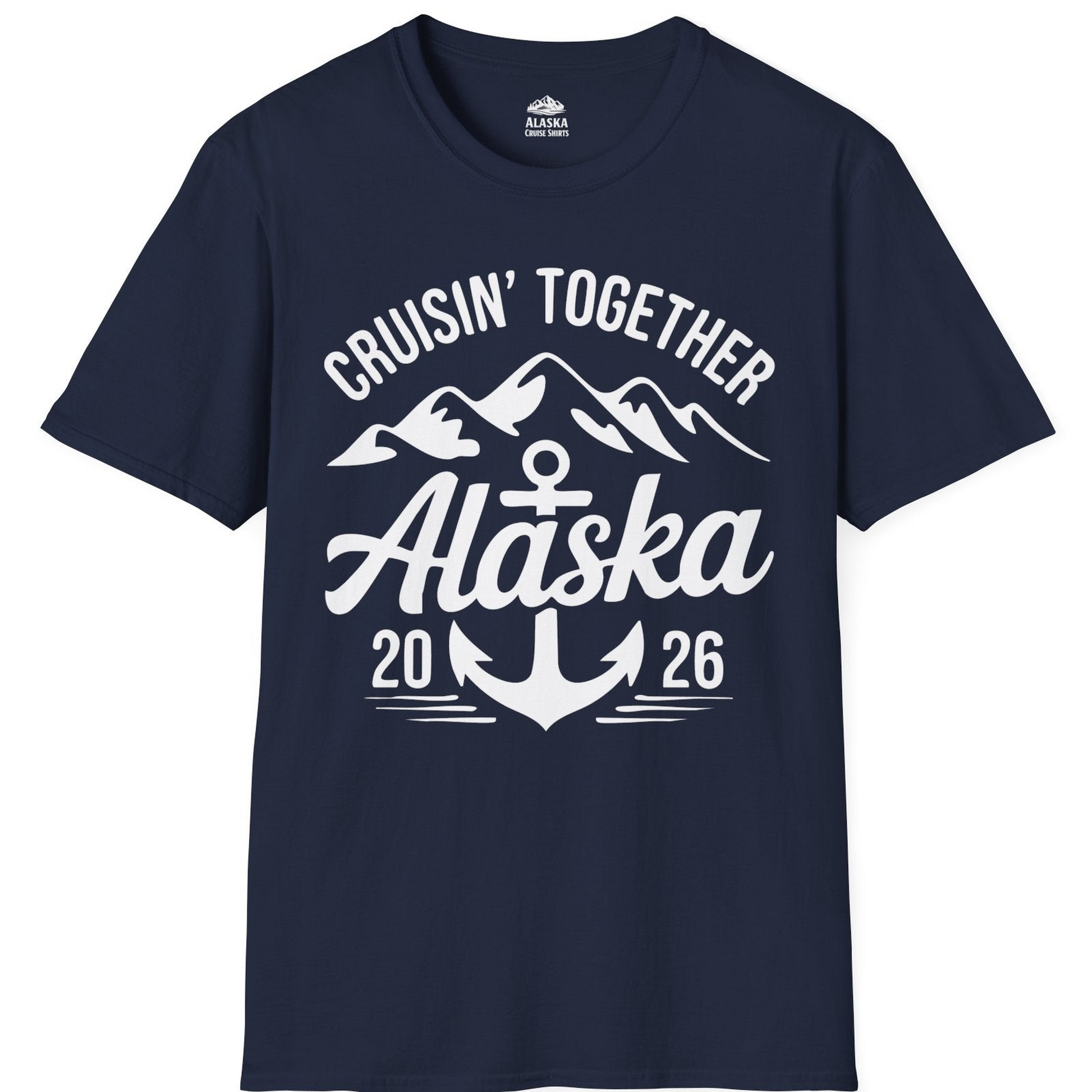 Alaska Cruise Shirt T-Shirt – Navy – Alaska Cruise Shirts