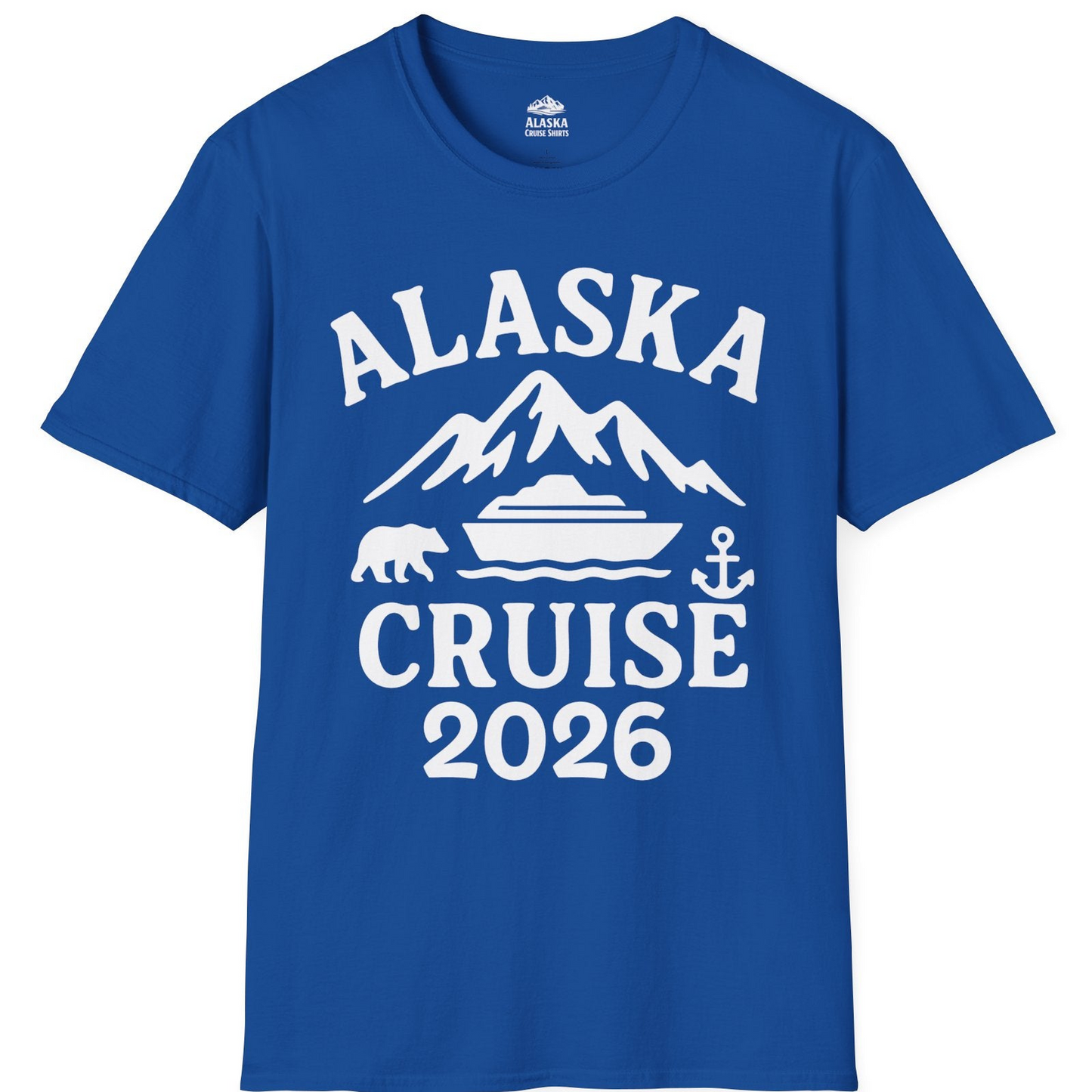 Alaska Cruise 2026 Shirt T-Shirt – Royal – Alaska Cruise Shirts