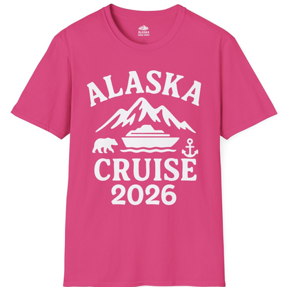 Alaska Cruise 2026 Shirt T-Shirt – Heliconia – Alaska Cruise Shirts