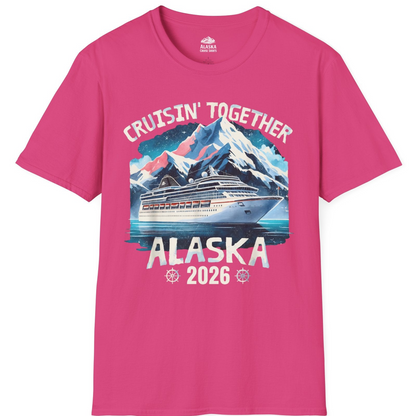 Alaska Cruise 2026 Shirt T-Shirt – Heliconia – Alaska Cruise Shirts