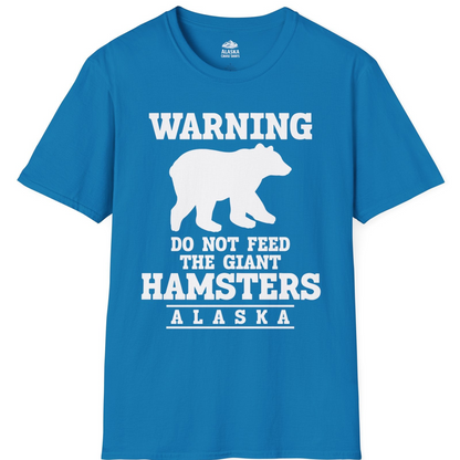 Funny Alaska Bear Warning Shirt T-Shirt – Sapphire – Alaska Cruise Shirts