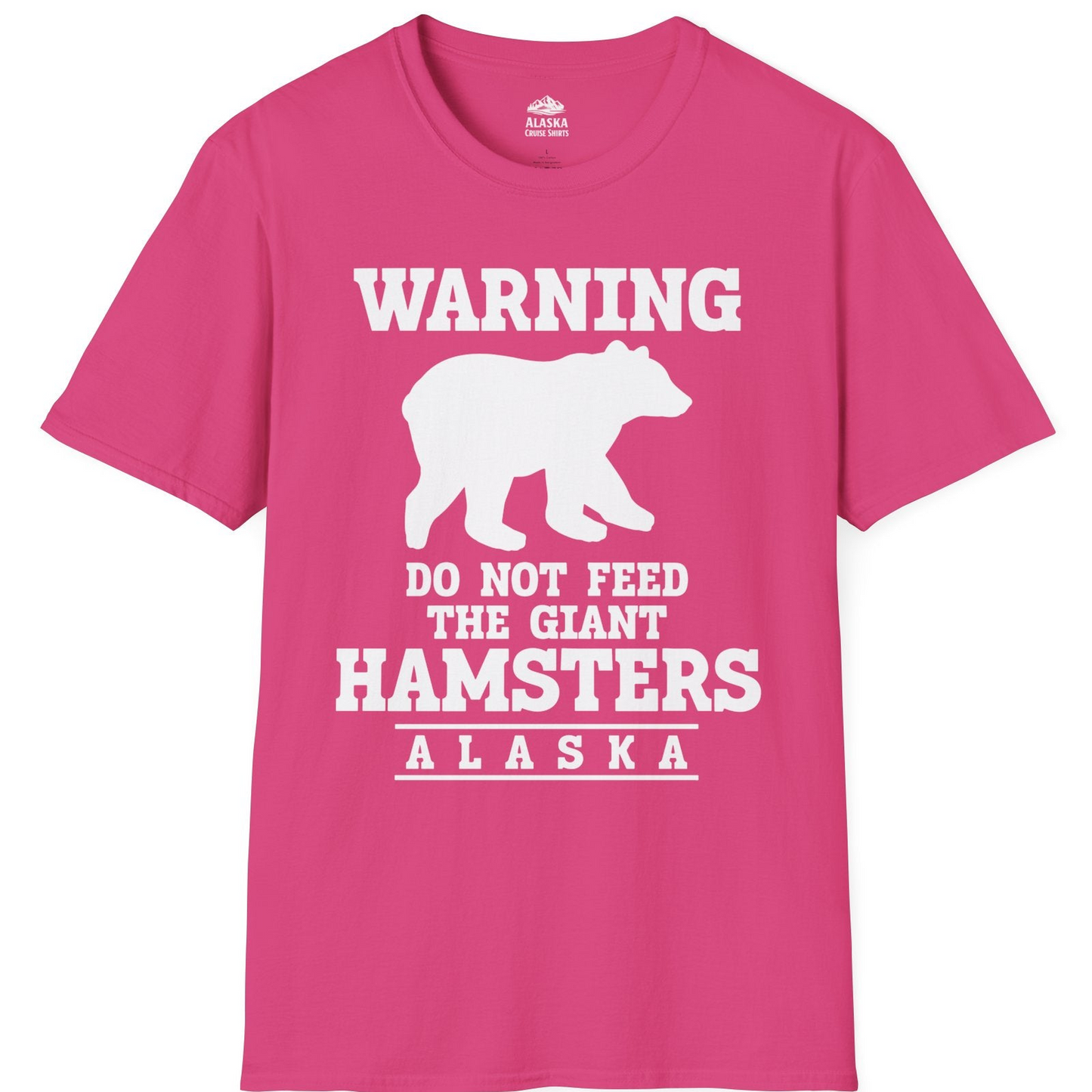 Funny Alaska Bear Warning Shirt T-Shirt – Heliconia – Alaska Cruise Shirts