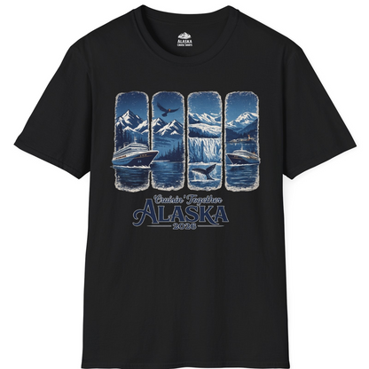 Alaska Cruise Adventure Shirt T-Shirt – Black – Alaska Cruise Shirts
