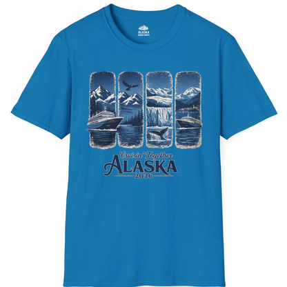Alaska Cruise Adventure Shirt T-Shirt – Sapphire – Alaska Cruise Shirts