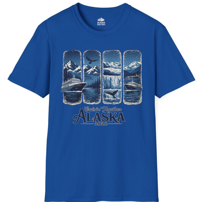 Alaska Cruise Adventure Shirt T-Shirt – Royal – Alaska Cruise Shirts