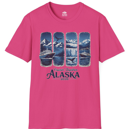 Alaska Cruise Adventure Shirt T-Shirt – Heliconia – Alaska Cruise Shirts