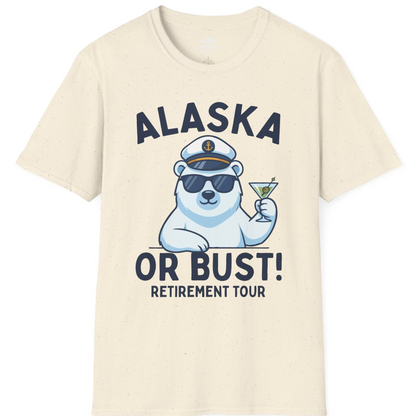 Alaska Retirement Cruise Shirt T-Shirt – Natural – Alaska Cruise Shirts