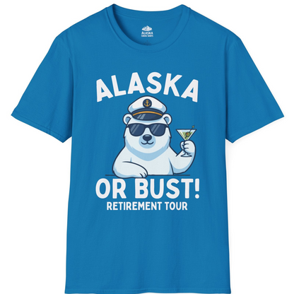 Alaska Retirement Cruise Shirt T-Shirt – Sapphire – Alaska Cruise Shirts