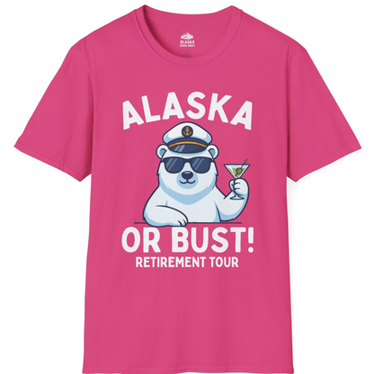 Alaska Retirement Cruise Shirt T-Shirt – Heliconia – Alaska Cruise Shirts