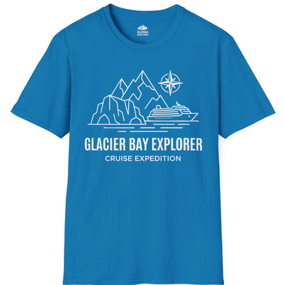 Glacier Bay Alaska Cruise Shirt T-Shirt – Sapphire – Alaska Cruise Shirts