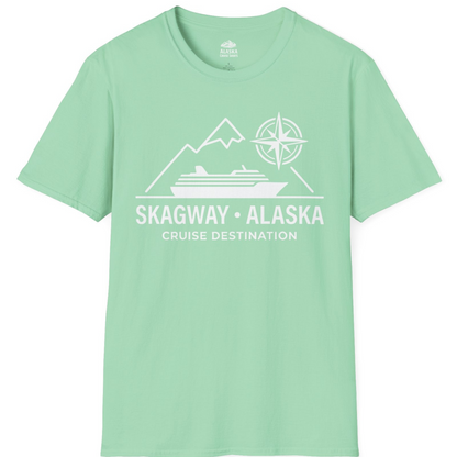 Skagway Alaska Cruise Shirt T-Shirt – Mint Green – Alaska Cruise Shirts