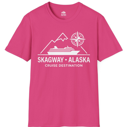 Skagway Alaska Cruise Shirt T-Shirt – Heliconia – Alaska Cruise Shirts