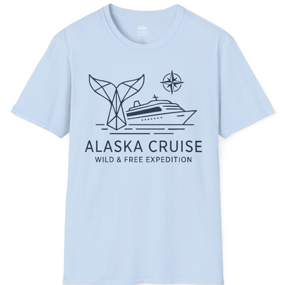 Alaska Cruise Shirt T-Shirt – Light Blue – Alaska Cruise Shirts