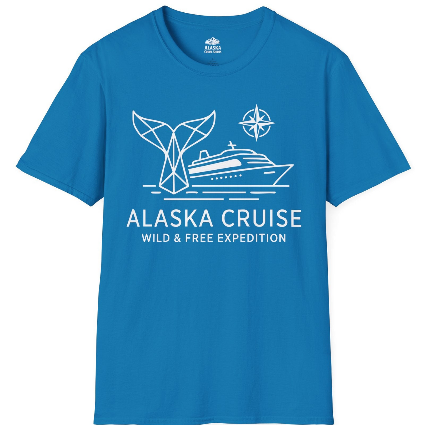 Alaska Cruise Shirt T-Shirt – Sapphire – Alaska Cruise Shirts