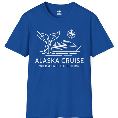 Alaska Cruise Shirt T-Shirt – Royal – Alaska Cruise Shirts